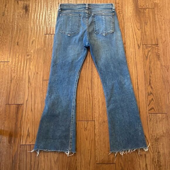 Rag & Bone 10” high rise crop flare jeans size 28 - Picture 9 of 12